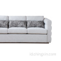 Sofa Ruang Tamu Kain Modern Sectional Sofa Set Tiga Sofa Seater